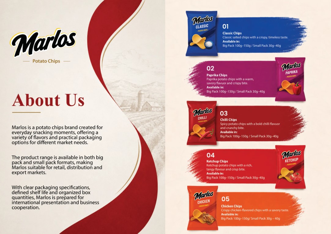 Marlos About Us and product list catalog page